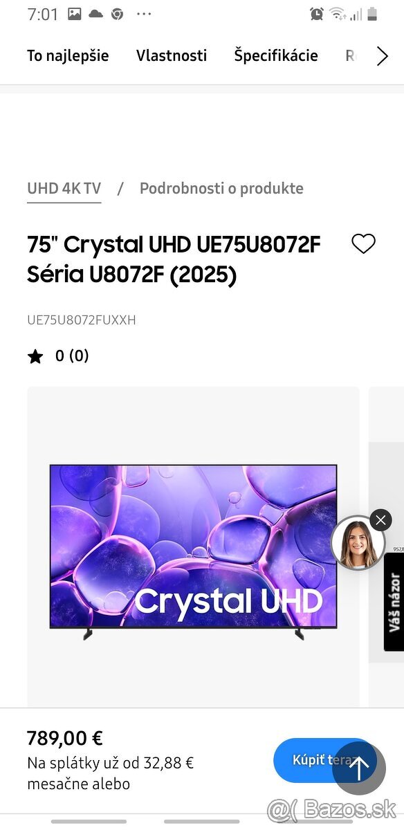 Tv smart novy zabaleny este samsng tv - 2