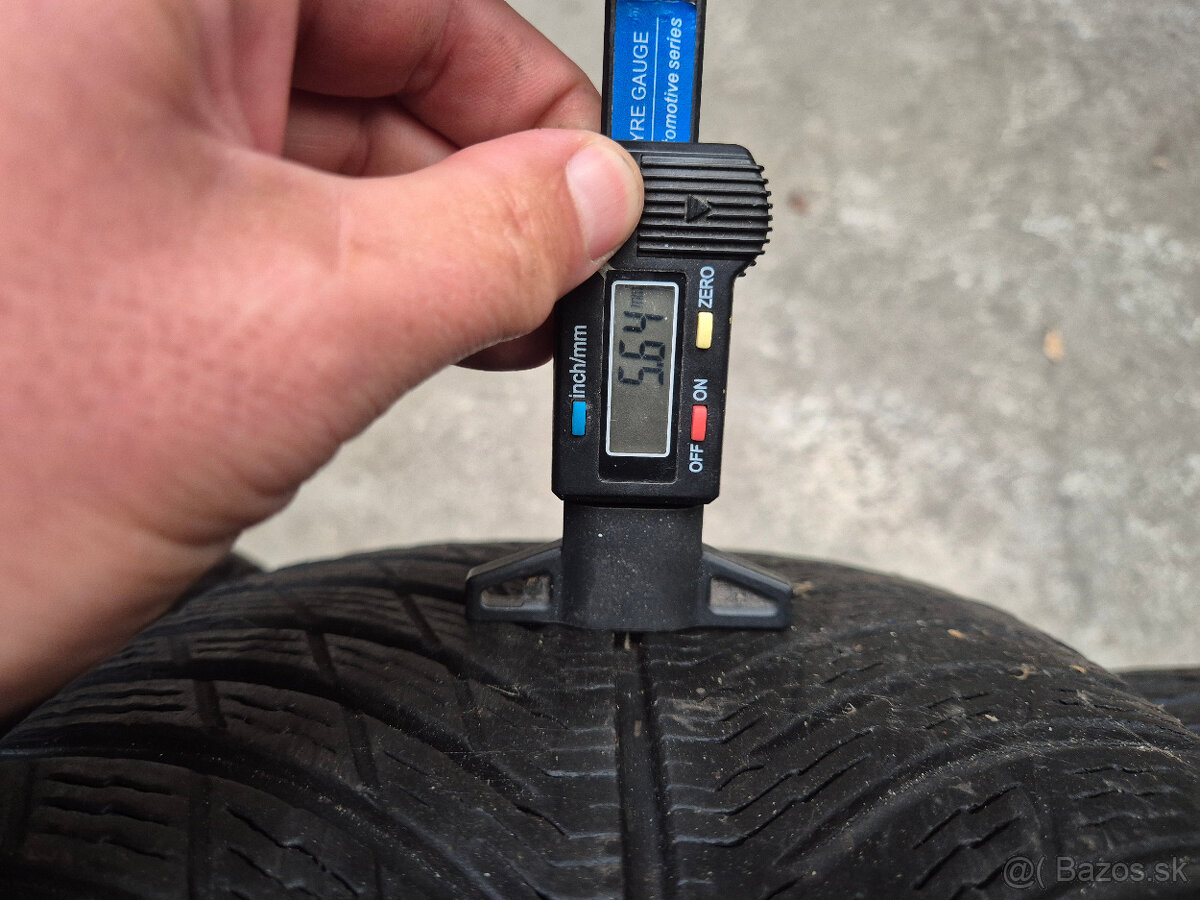 225/55 r18 zimné 4 ks MICHELIN dezén 5,6 - 5 mm - 2