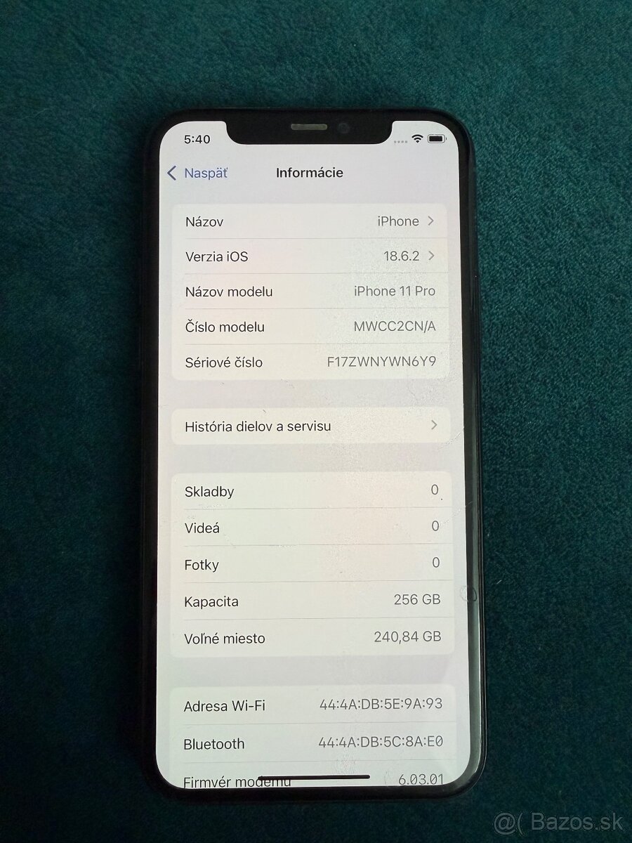 NA PREDAJ | Apple iPhone 11Pro 256GB | Martin - 2