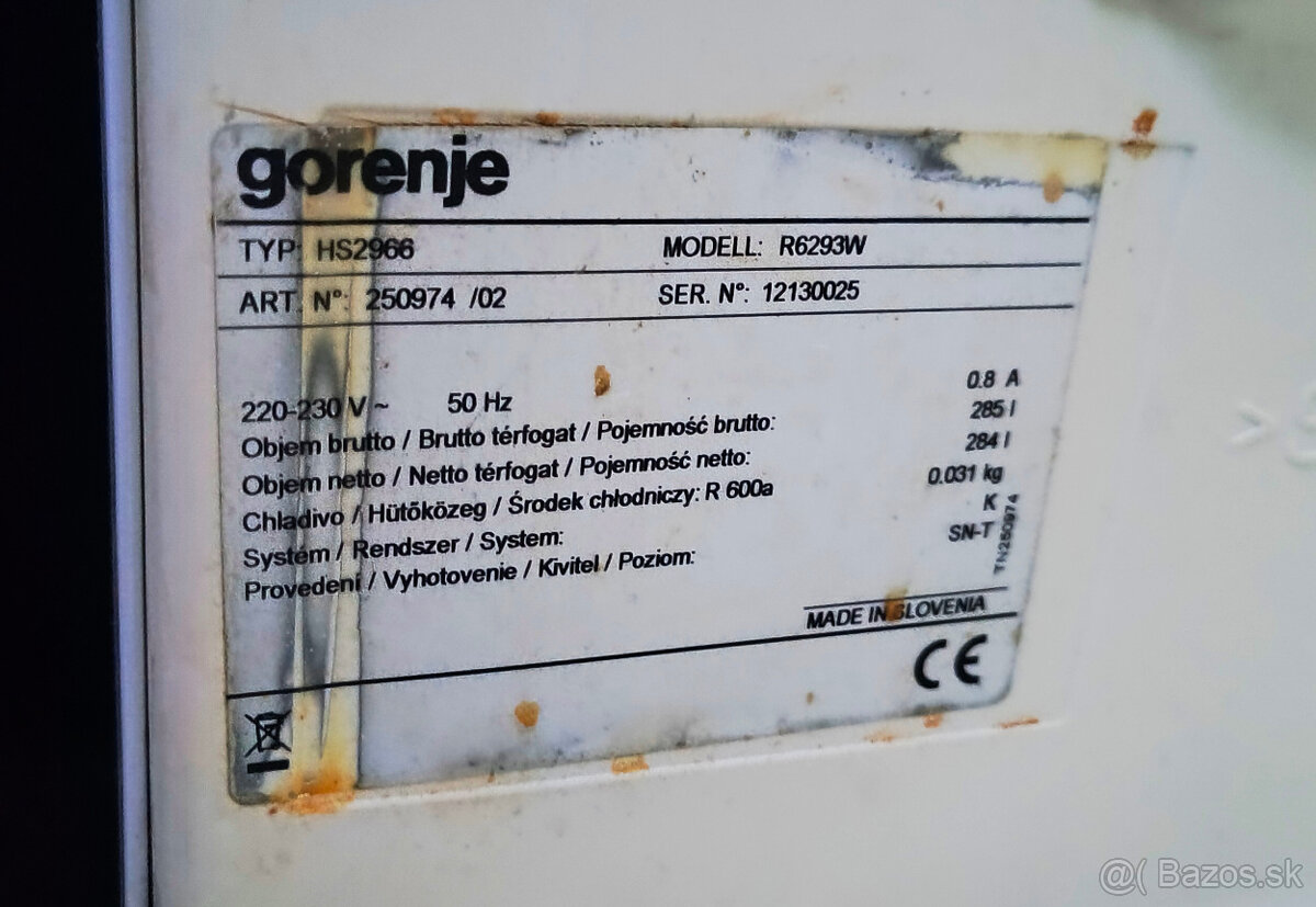 Chladnička 285l Gorenje - 2