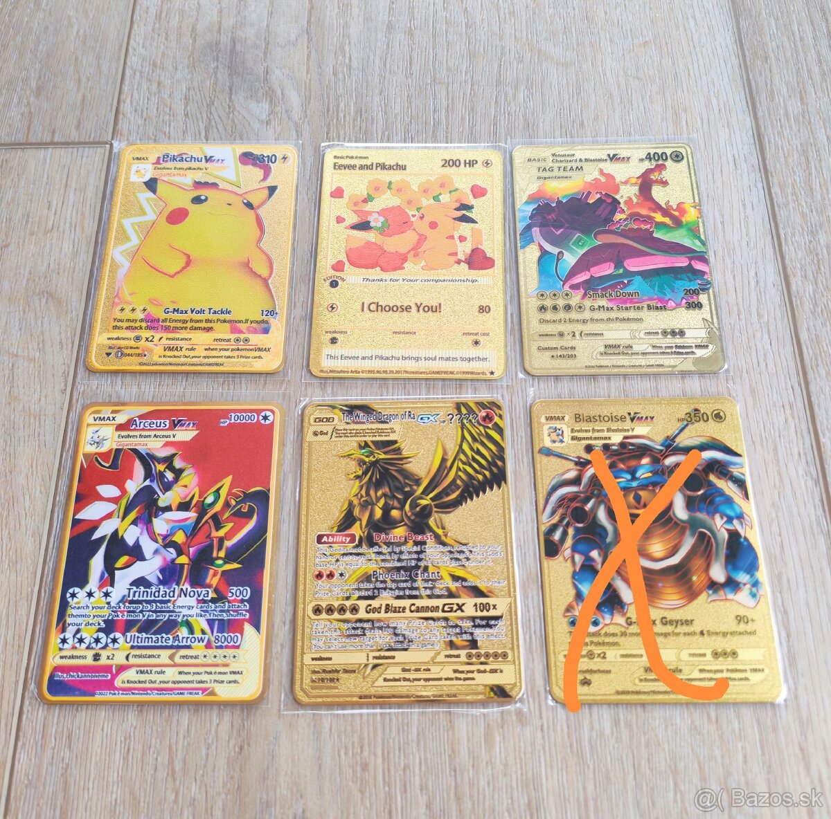 Kovové Pokémon karty - 2