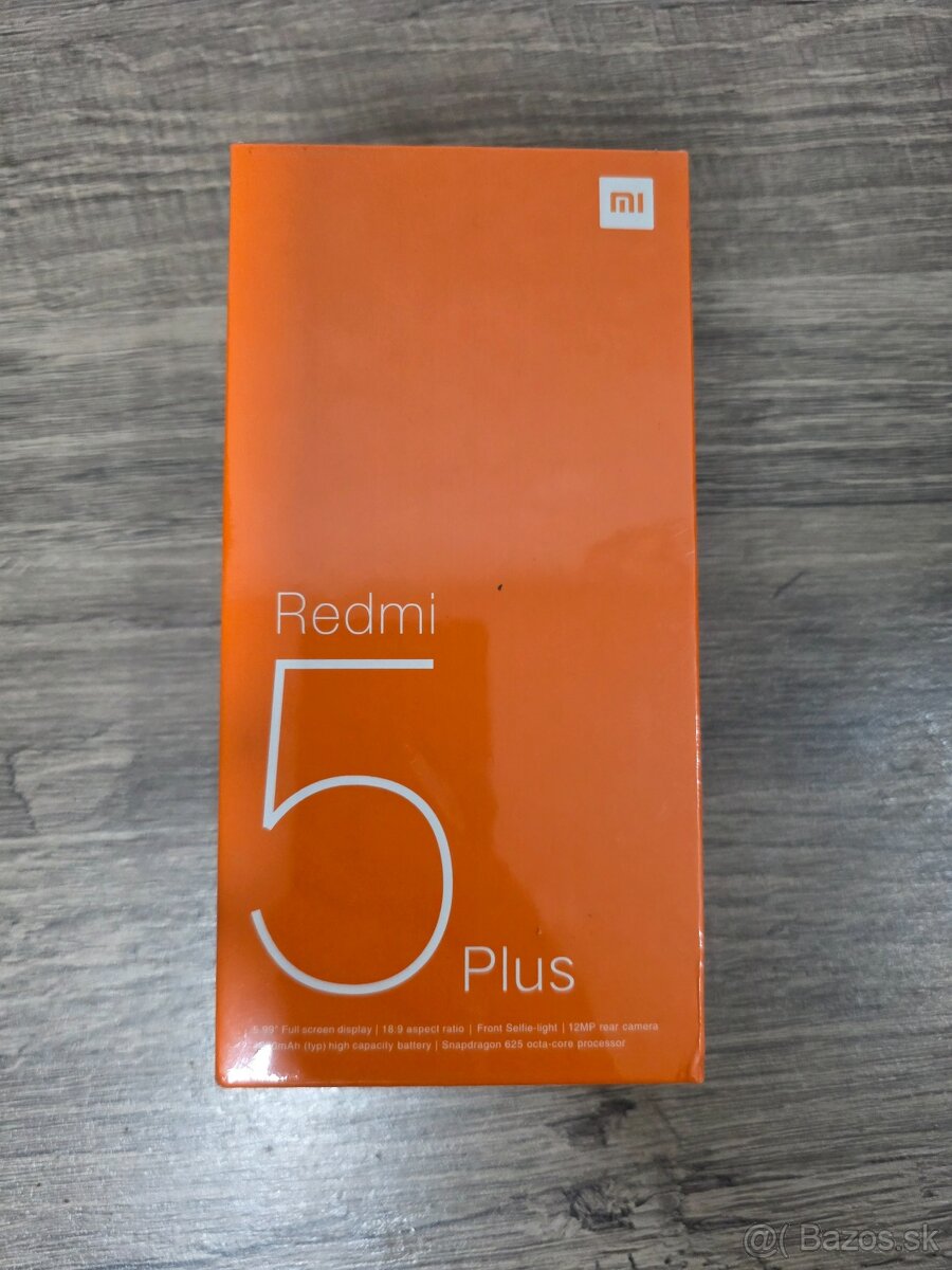 Redmi 5 plus 4/64GB Nerozbalený - 2