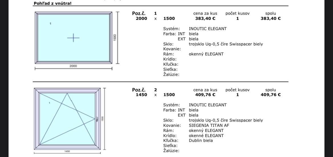 Plastové okná trojsklo - 2