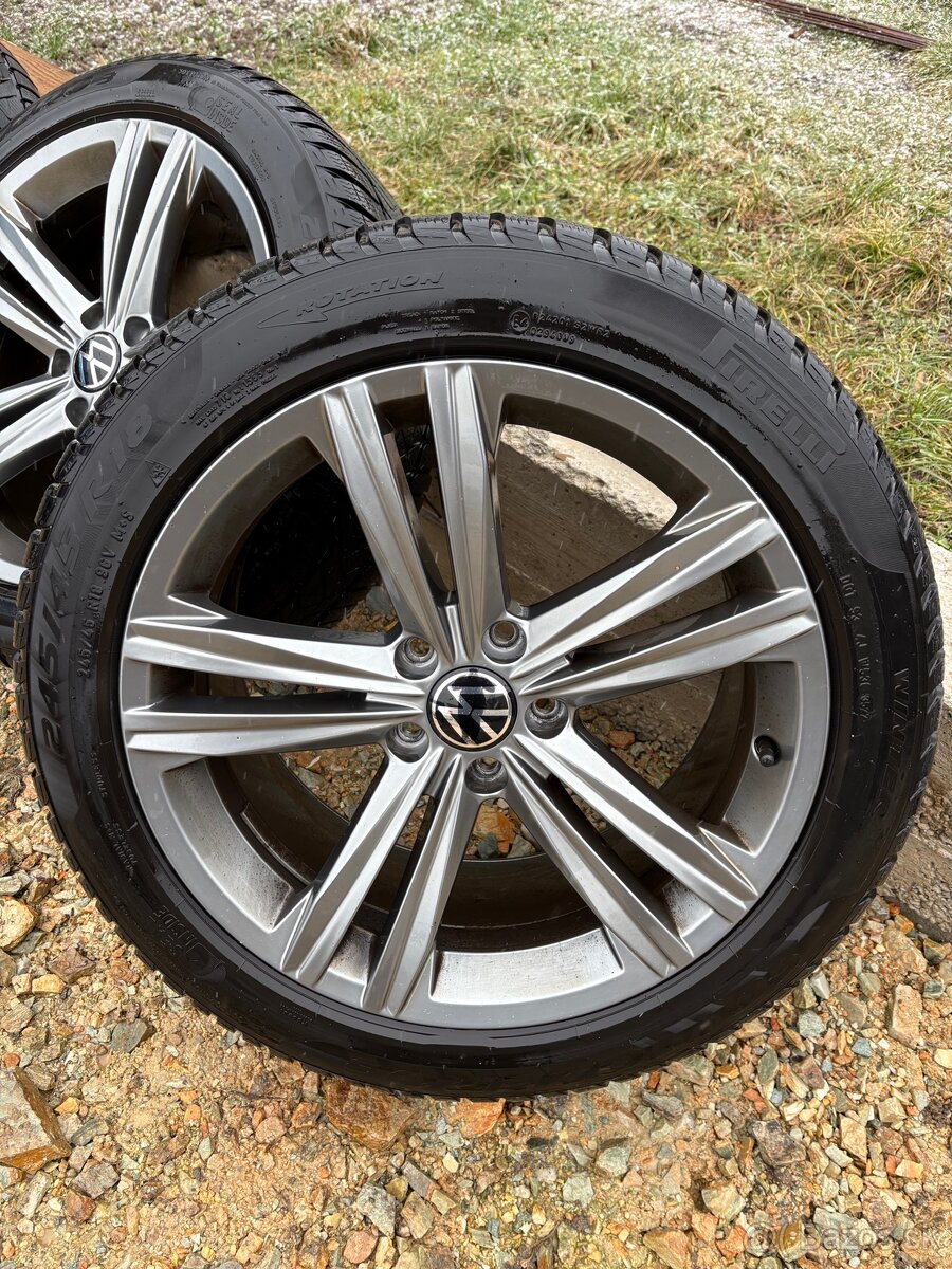 245/45 R18 96V 5x112 zimna sada - 2