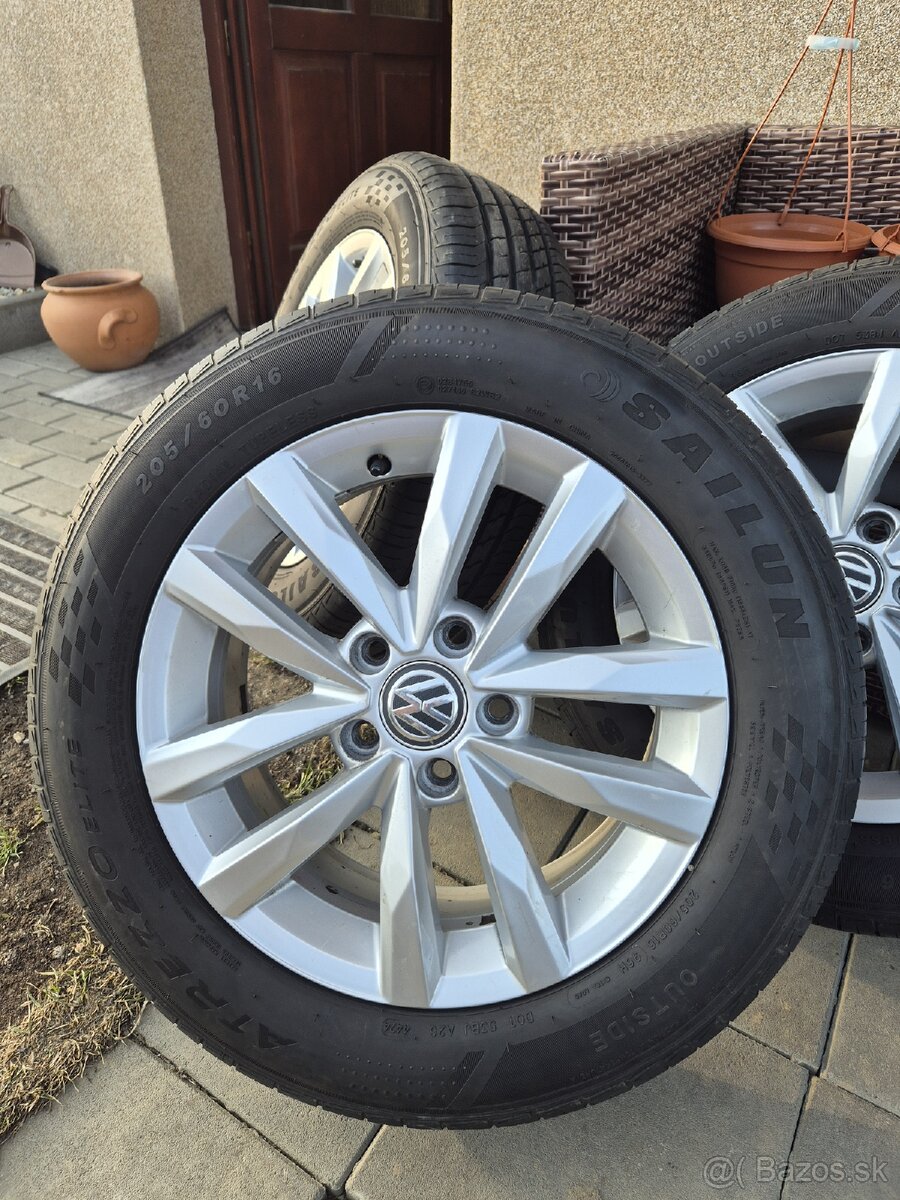 Predám hliníkové disky s pneumatiky. - 2