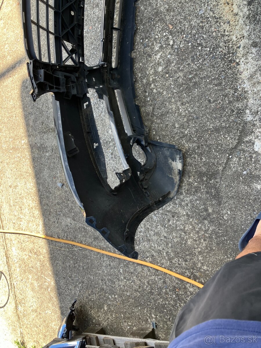 Predni naraznik audi q7 06-09 cerny spoiler - 2