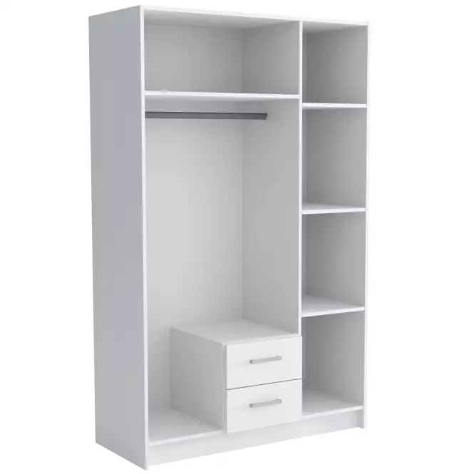 Skriňa 120cm, biela - 2