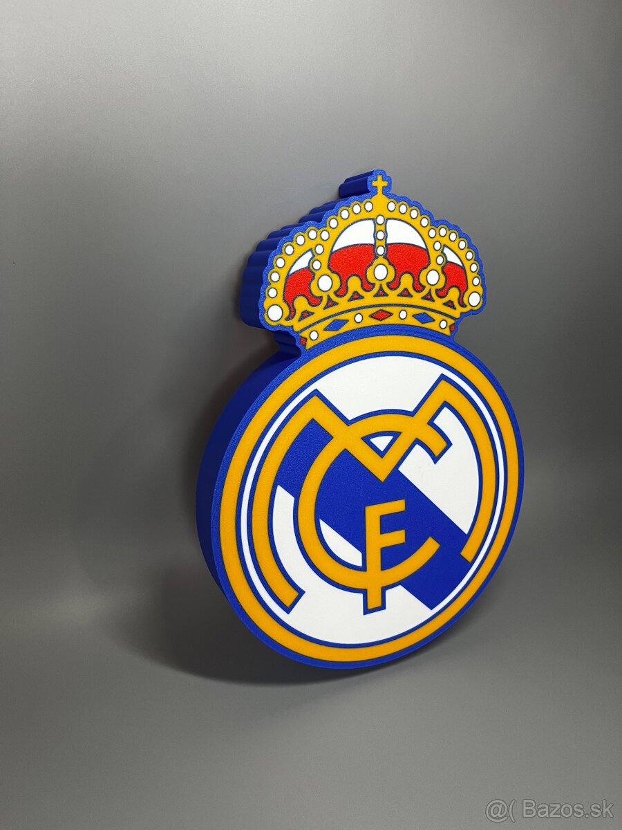 Real Madrid LED logo lampa - 2