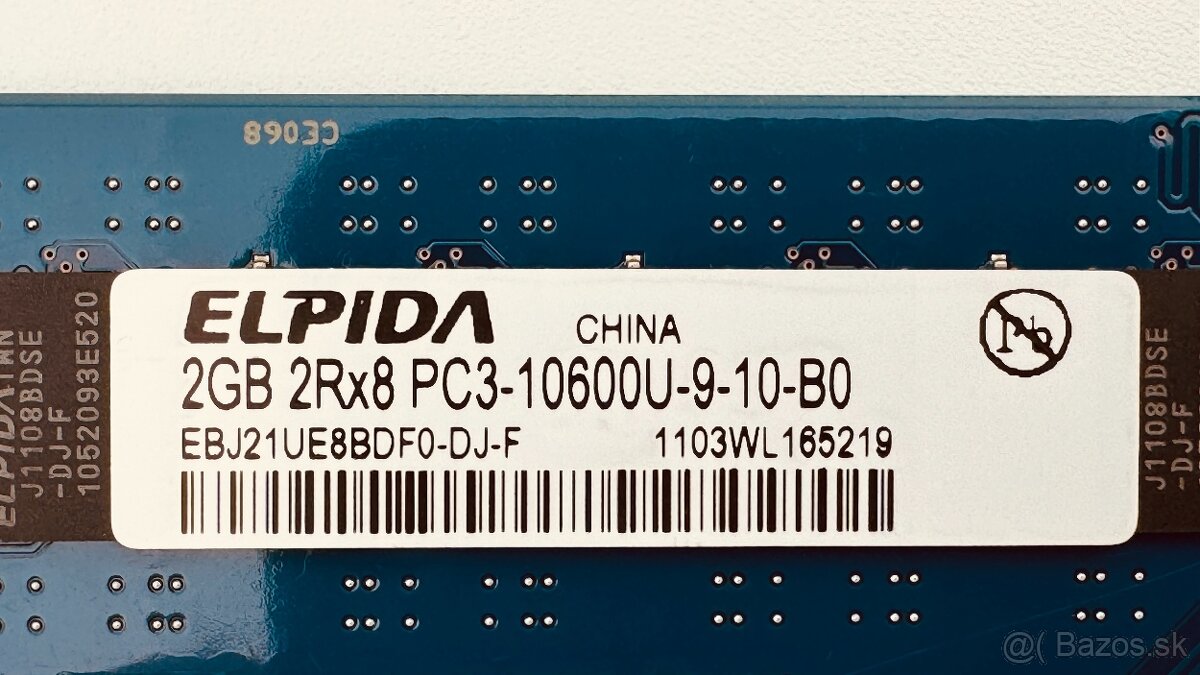 RAM DDR3 2 GB x 2 ELPIDA - 2