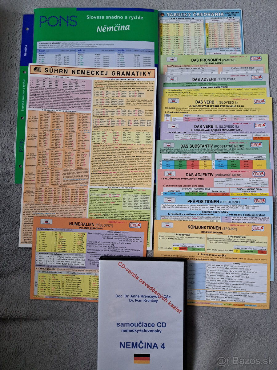 Nemčina-Slovníky, učebnice, pomôcky - 2