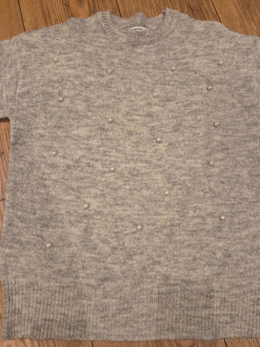 Sivý svetrík Reserved 140 a 152 - 2