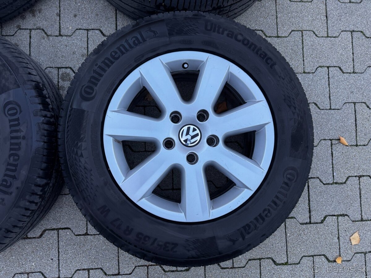 R17 5x130 Original Volkswagen Touareg 7.5J + 235/65 letné - 2
