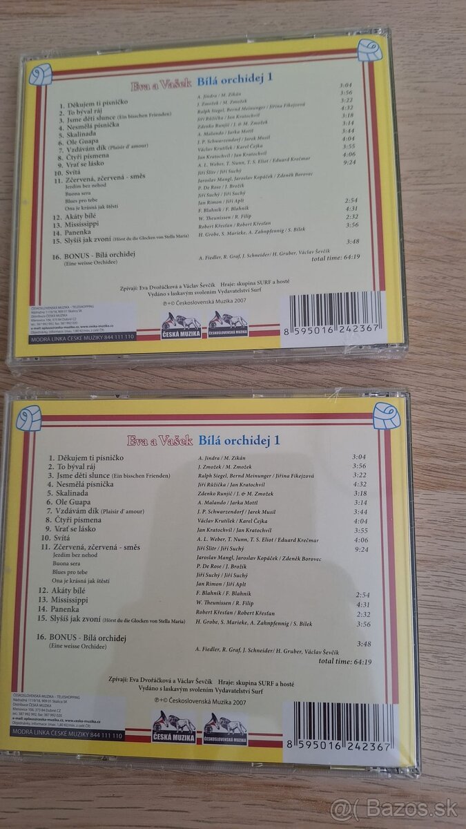 2x CD Bílá orchidej 1, Eva a Vašek - 2
