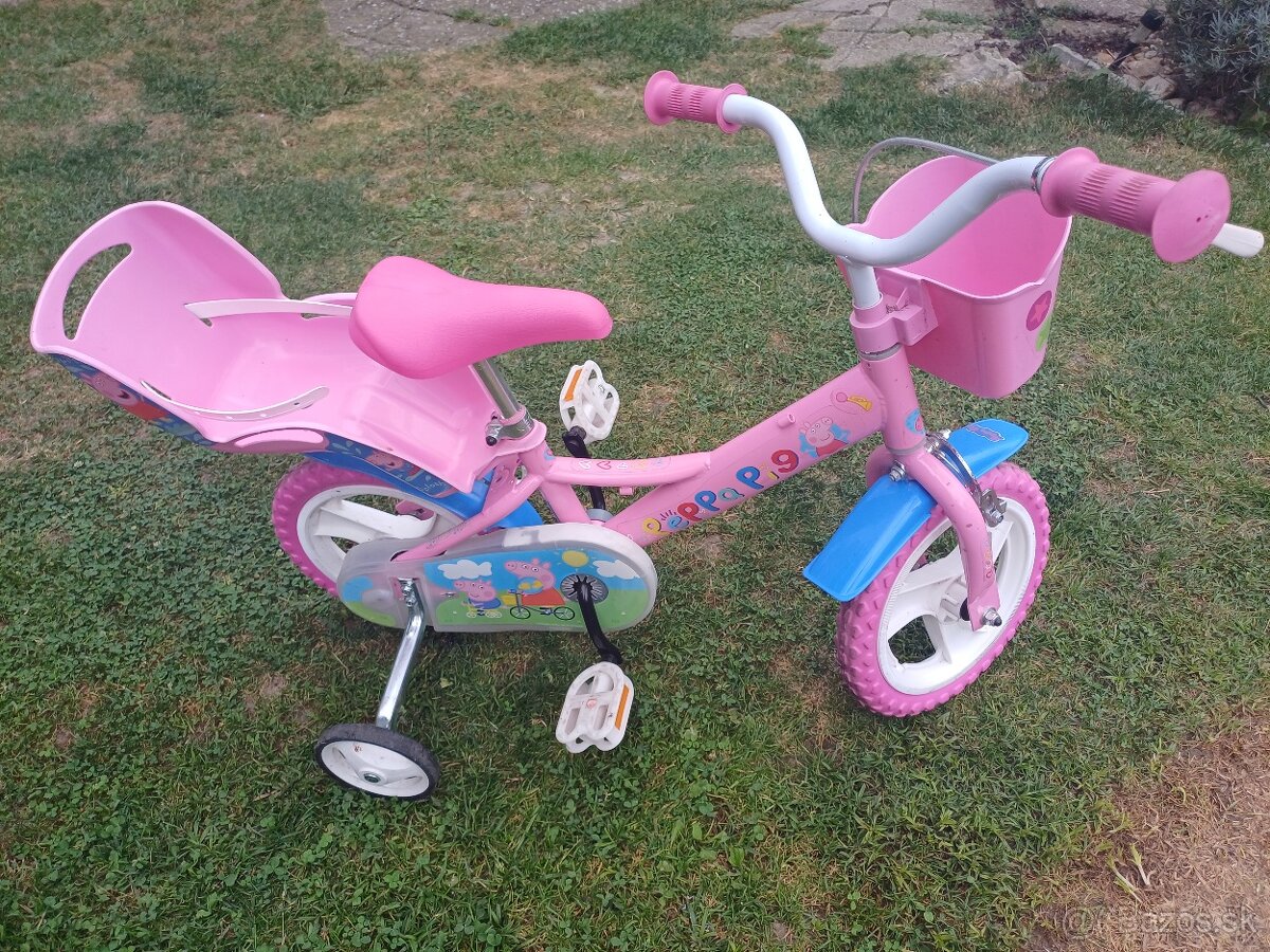 Predám detský bycikel Peppa Pig 12" - 2