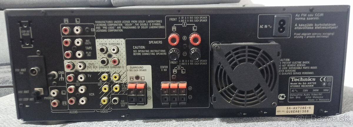 Receiver Technics SA-AX720 - 2