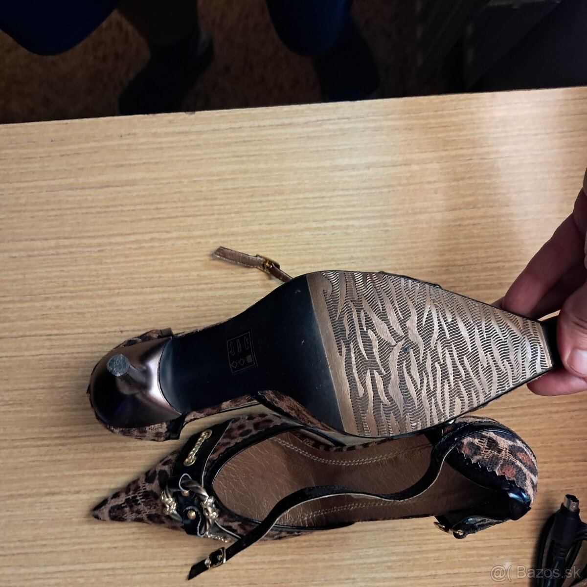 Dámske sandále - leopardí vzor - 2