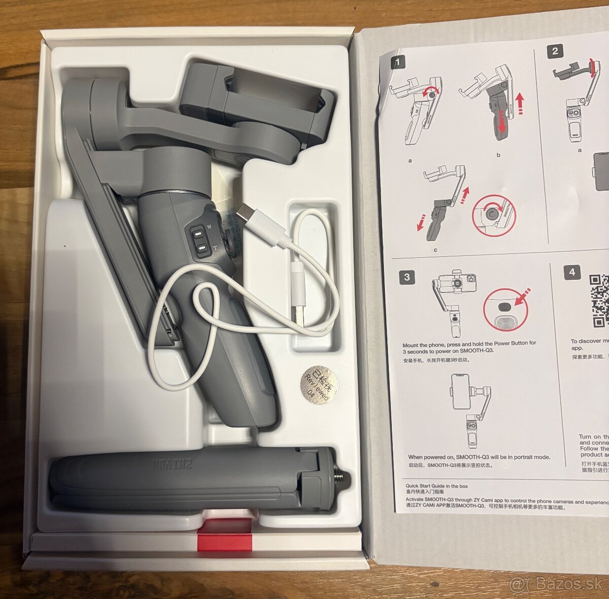 Predám stabilizátor Zhiyun Smooth Q3 - 2