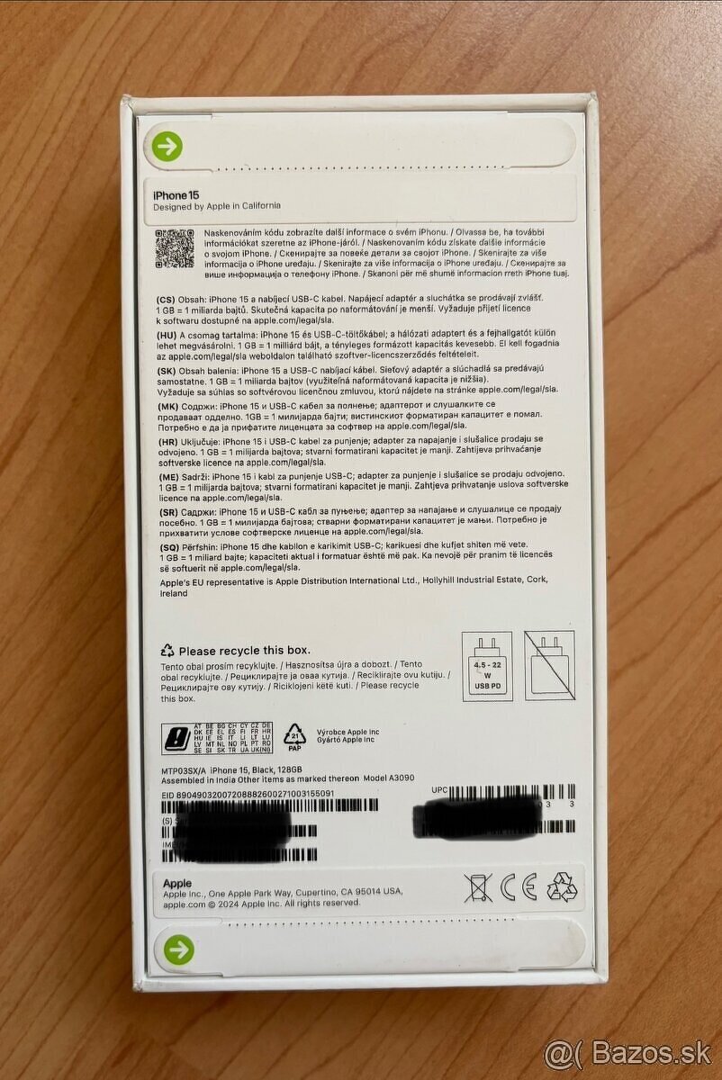 Apple iPhone 15 128GB - 2