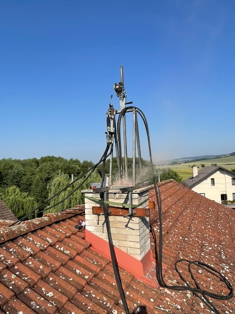 Vložkovanie Frézovanie komínov - 2