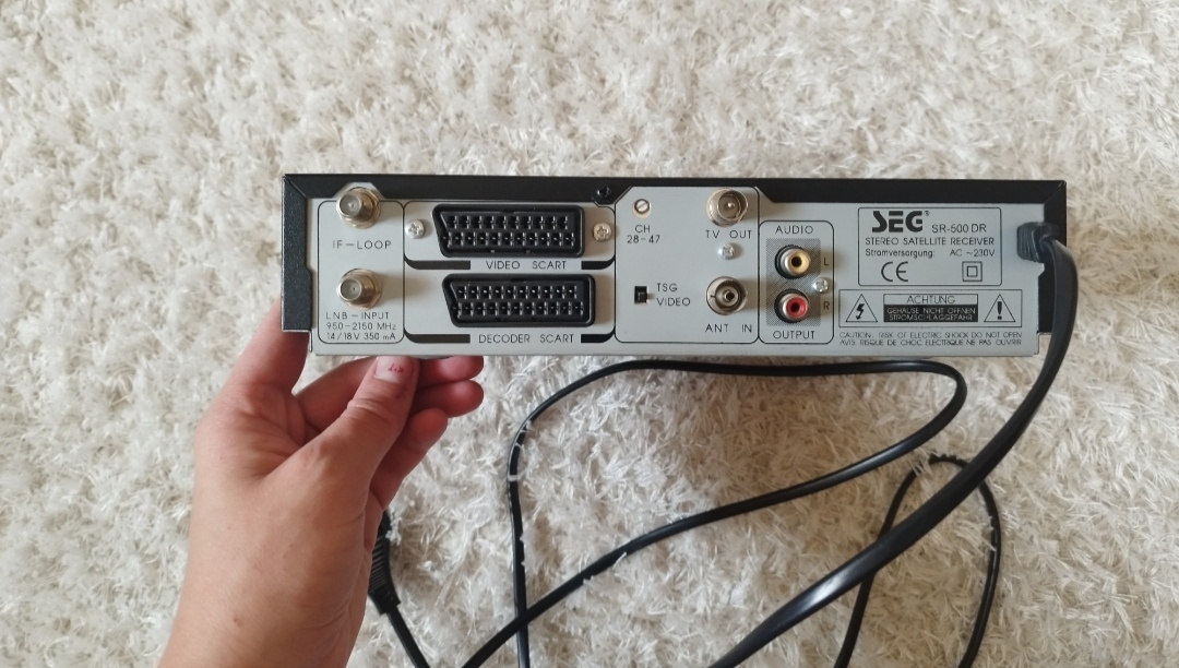 Satelitný prijímač SEG SR-500 DR - 2