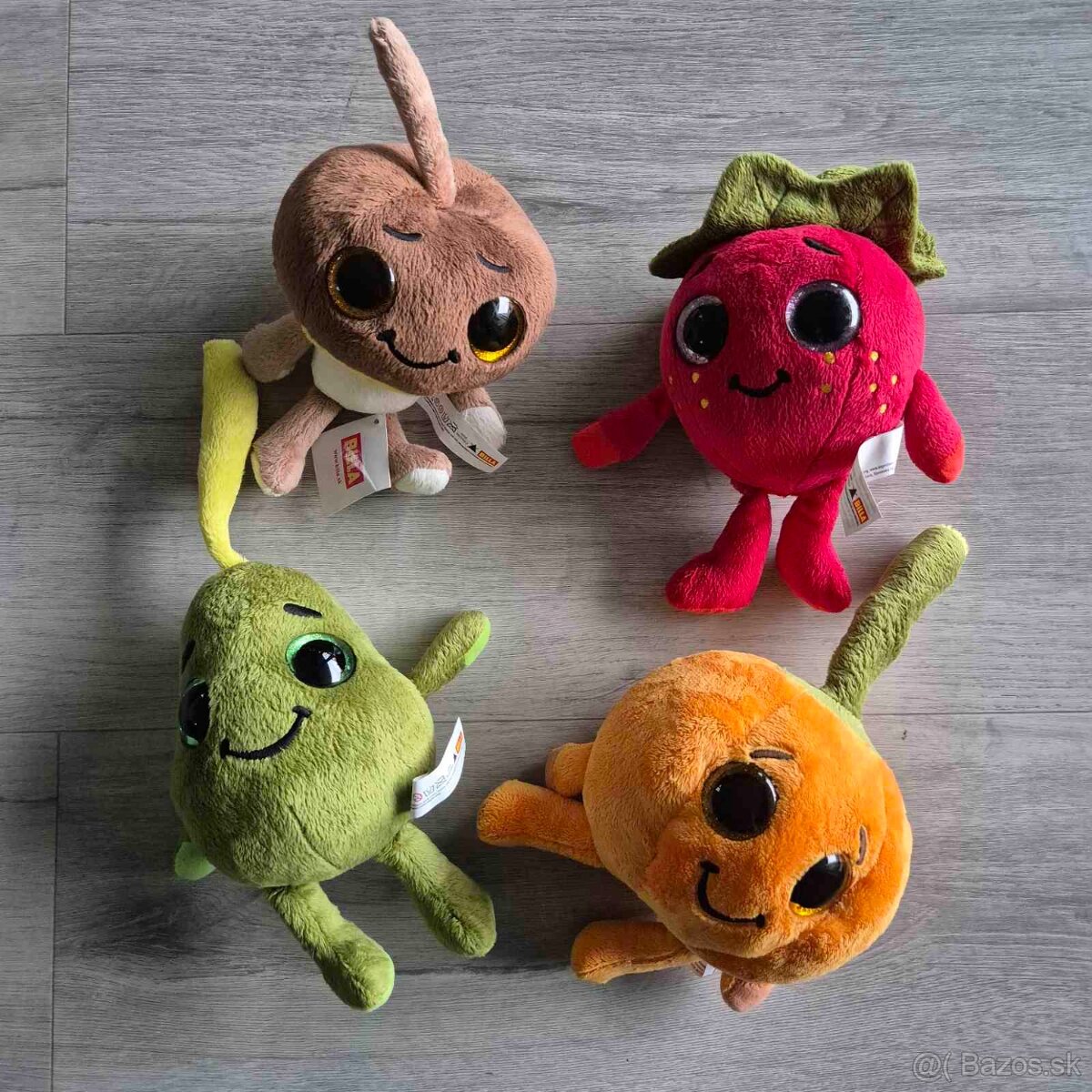 Predám sadu plyšových hračiek Vitoši 🍓🍐🎃 - 2