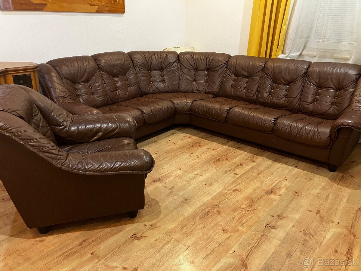 Sedacia súprava celokoženna - 2