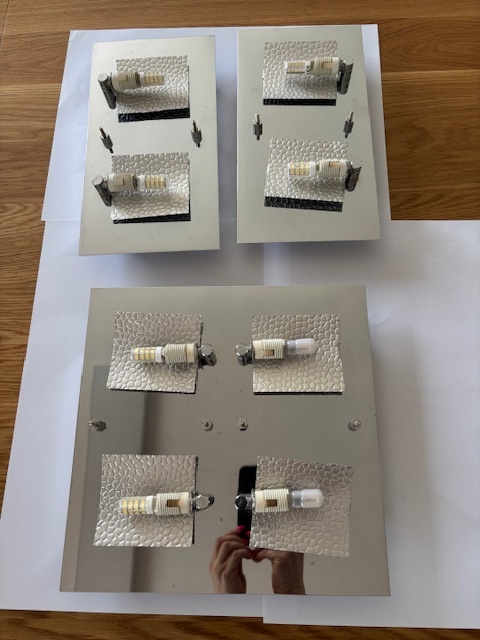 Stropné svietidlo a 2 ks bočných svietidiel ku zrkadlu - 2