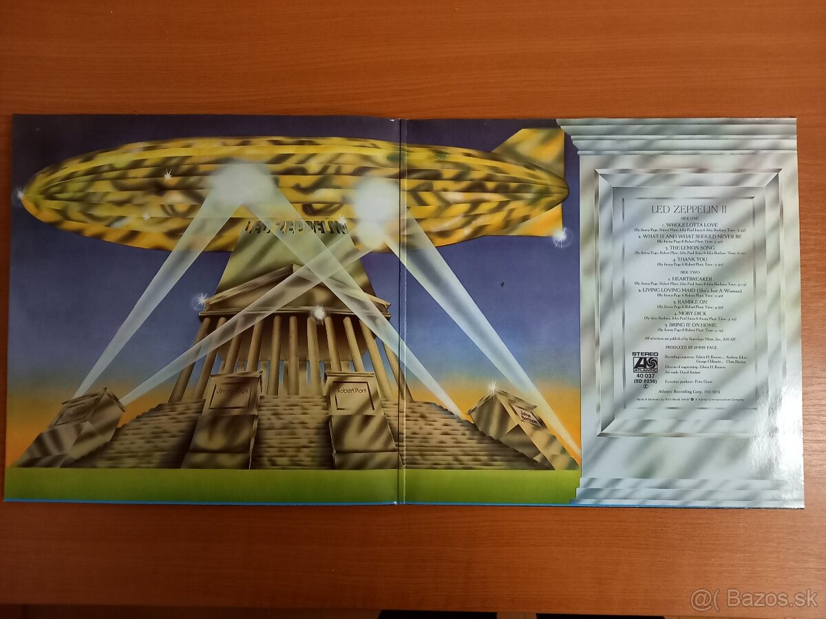 Predám LP Led Zeppelin II - 2