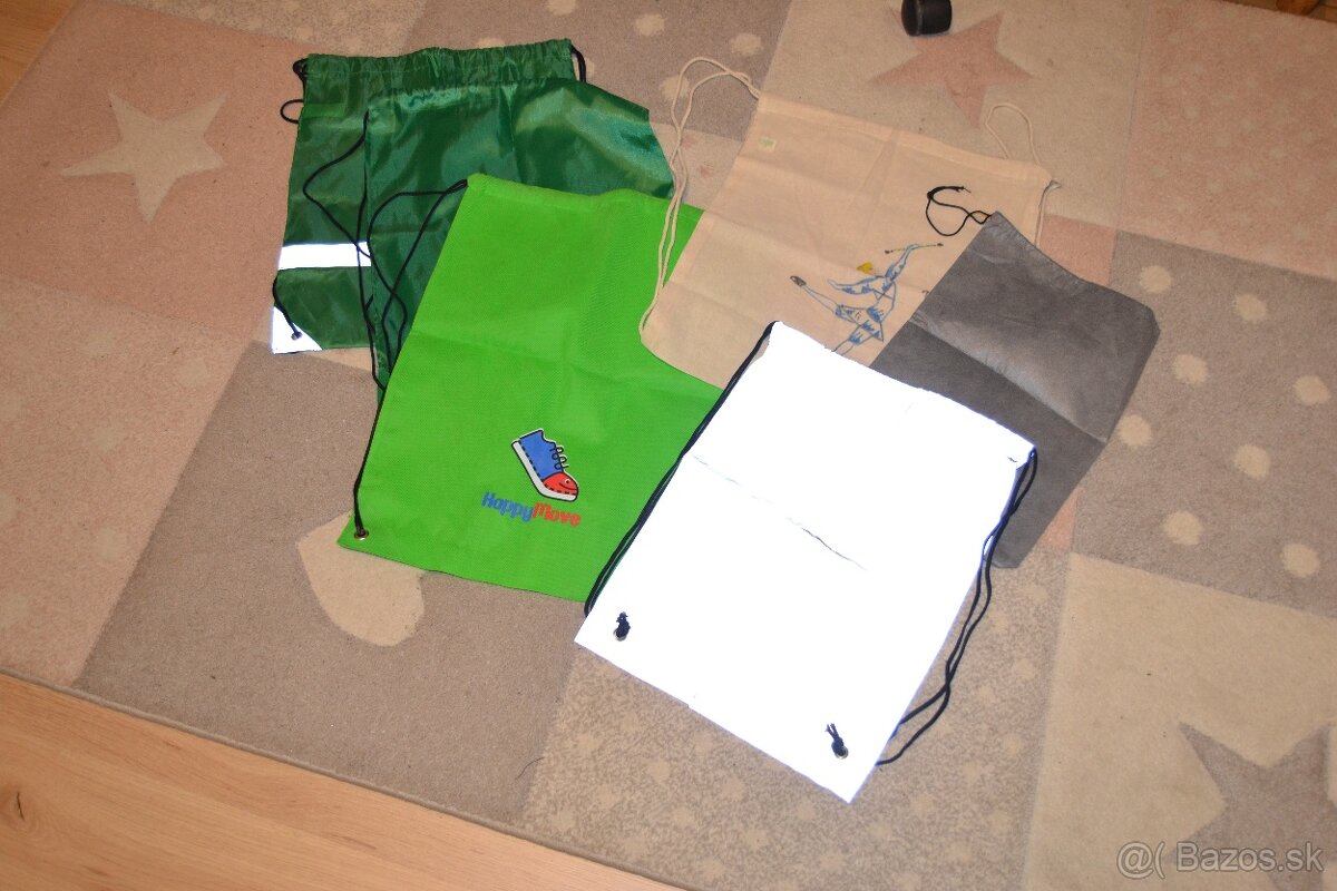 Detské vrecká rôzne veľkosti 6ks - 2