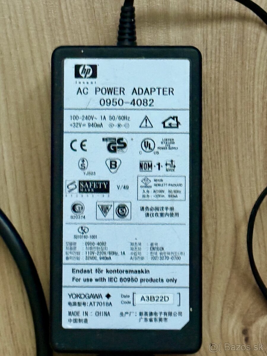 Adaptér HP 32V 940mA - 2