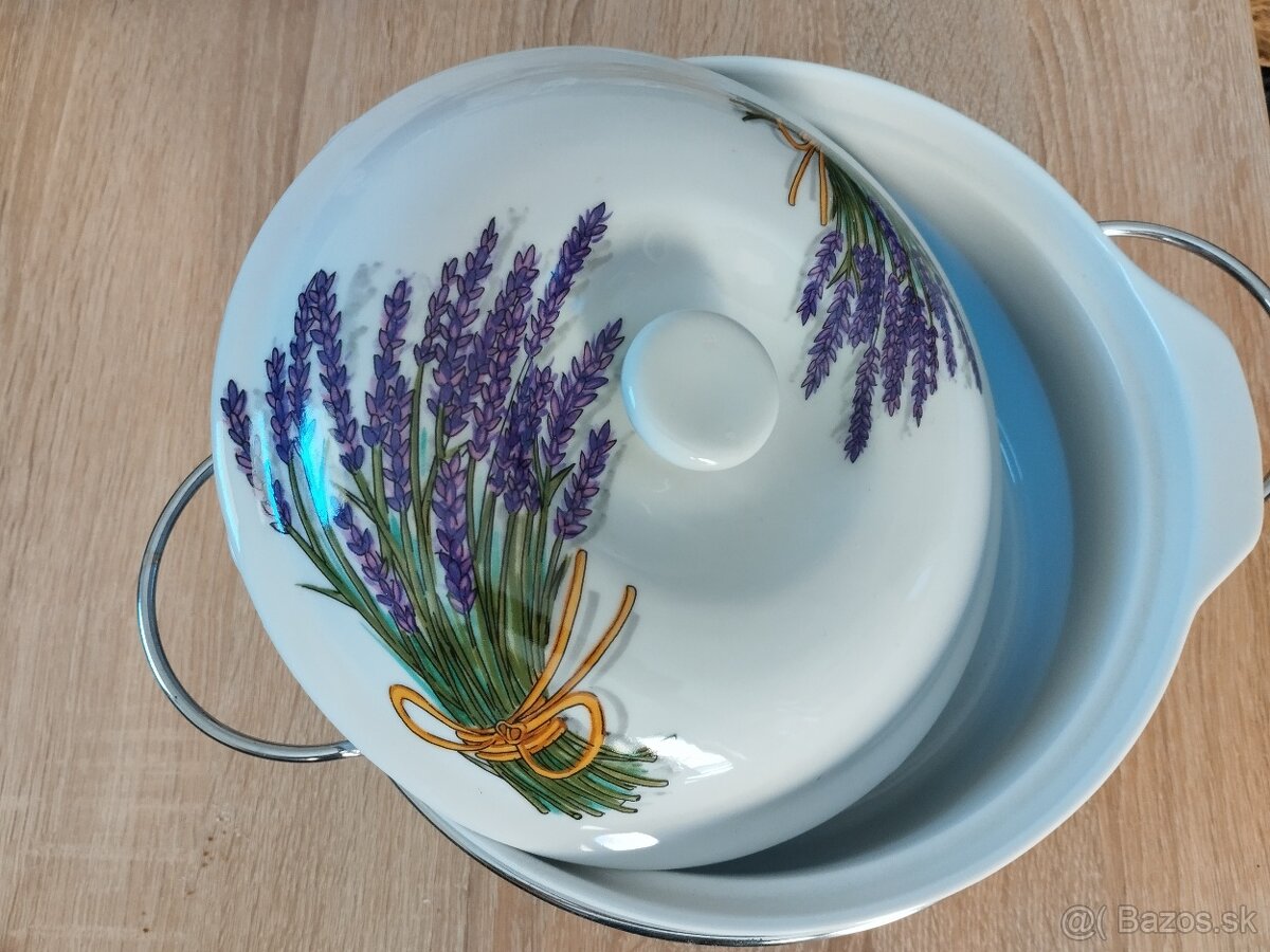 Zapekaciu misa s pokrievkou, levanduľa - 2