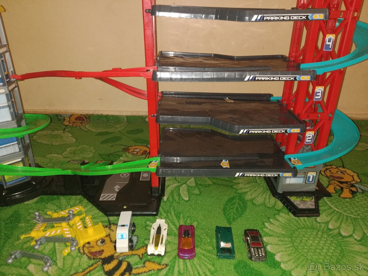 Parkovací garáž Dickie + autá - 2