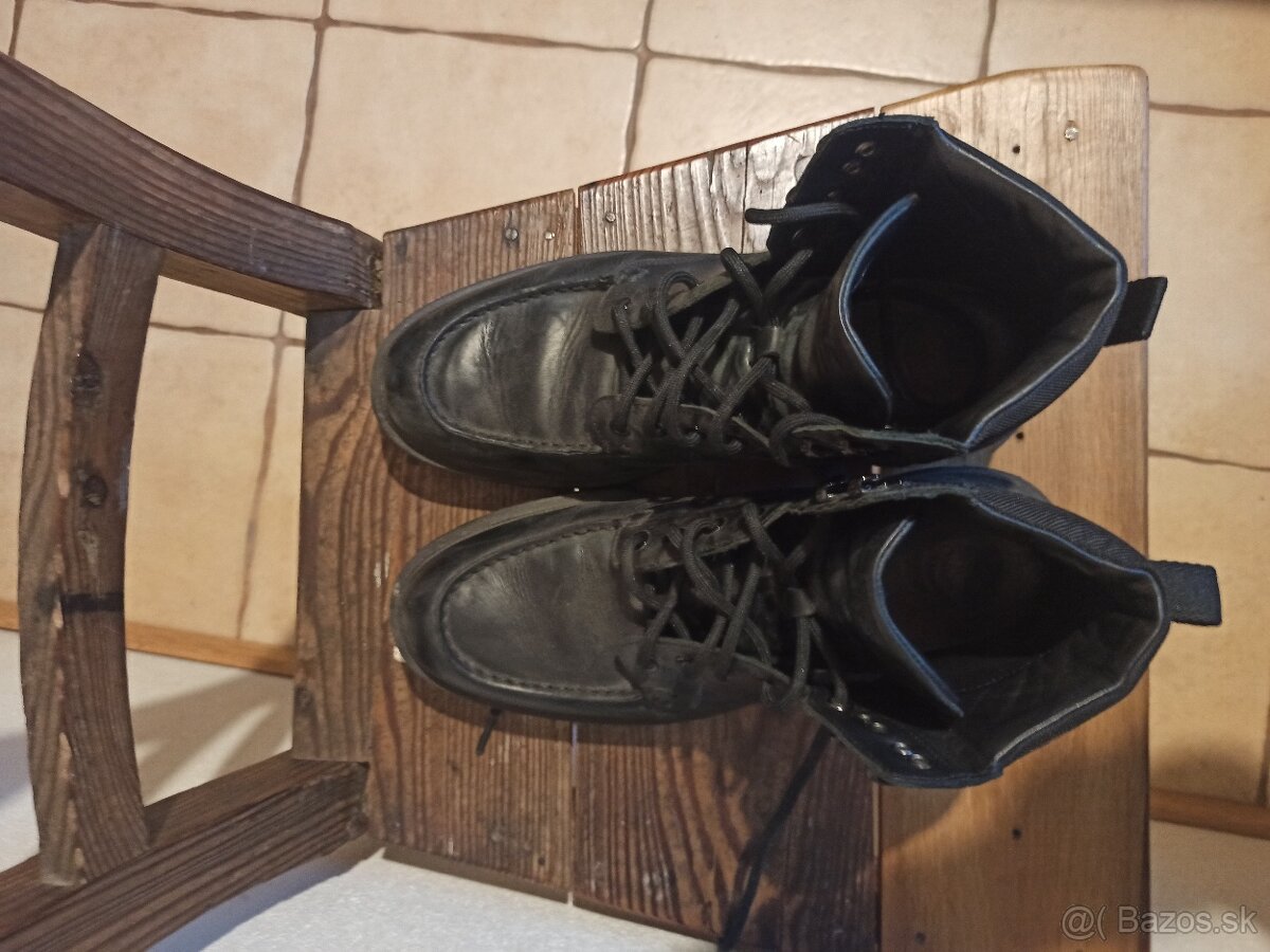 Kožené topánky Hugo Boss - 2