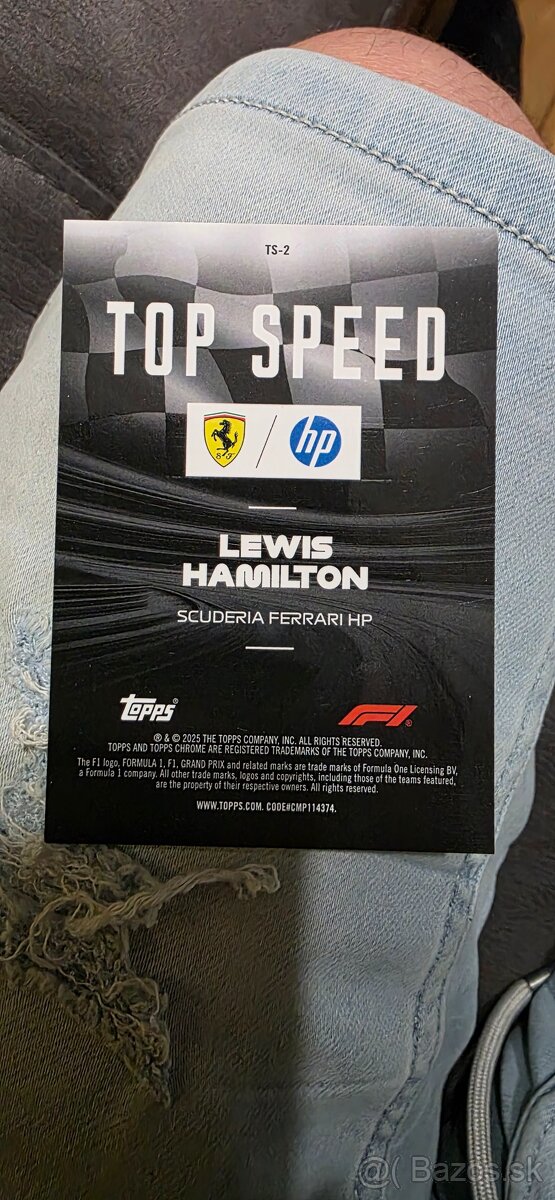 Formula 1 topps chrome lewis hamilton - 2