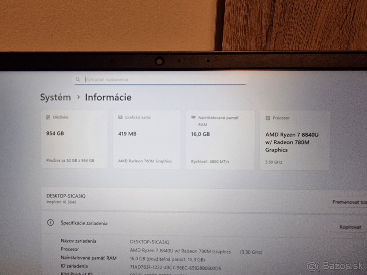 Dell inspirion 16 5645 - 2