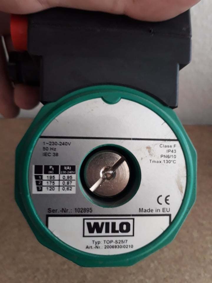 WILO 25/7, 180 mm - 2