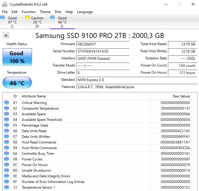 Samsung 9100 PRO 2TB - 2
