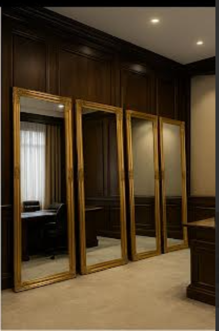 Predám krásne zrkadlá so zlatým rámom Nordberg (2ks už preda - 2