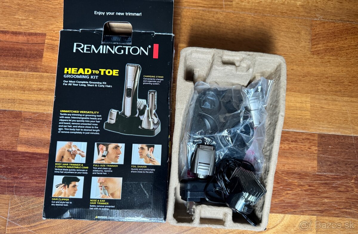 Strojcek na holenie a zastrih. Remington (nabijacka USA) - 2