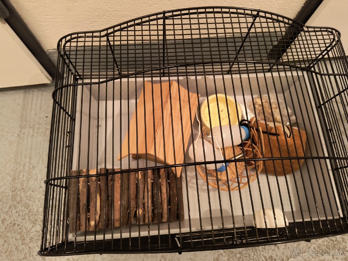 Klietka pre škrečka + výbava - 2