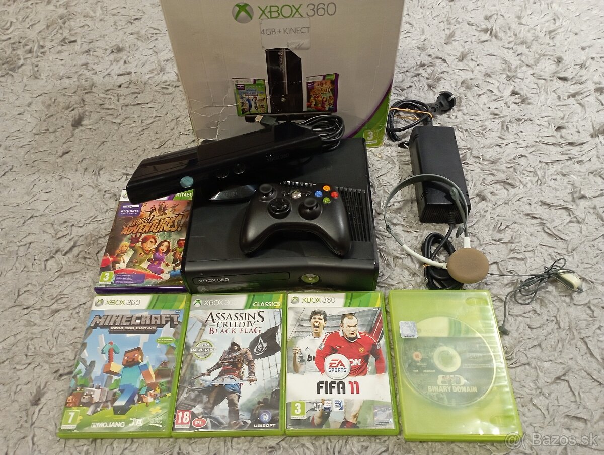 XBOX 360 SLIM 4GB aj s kinectom - 2