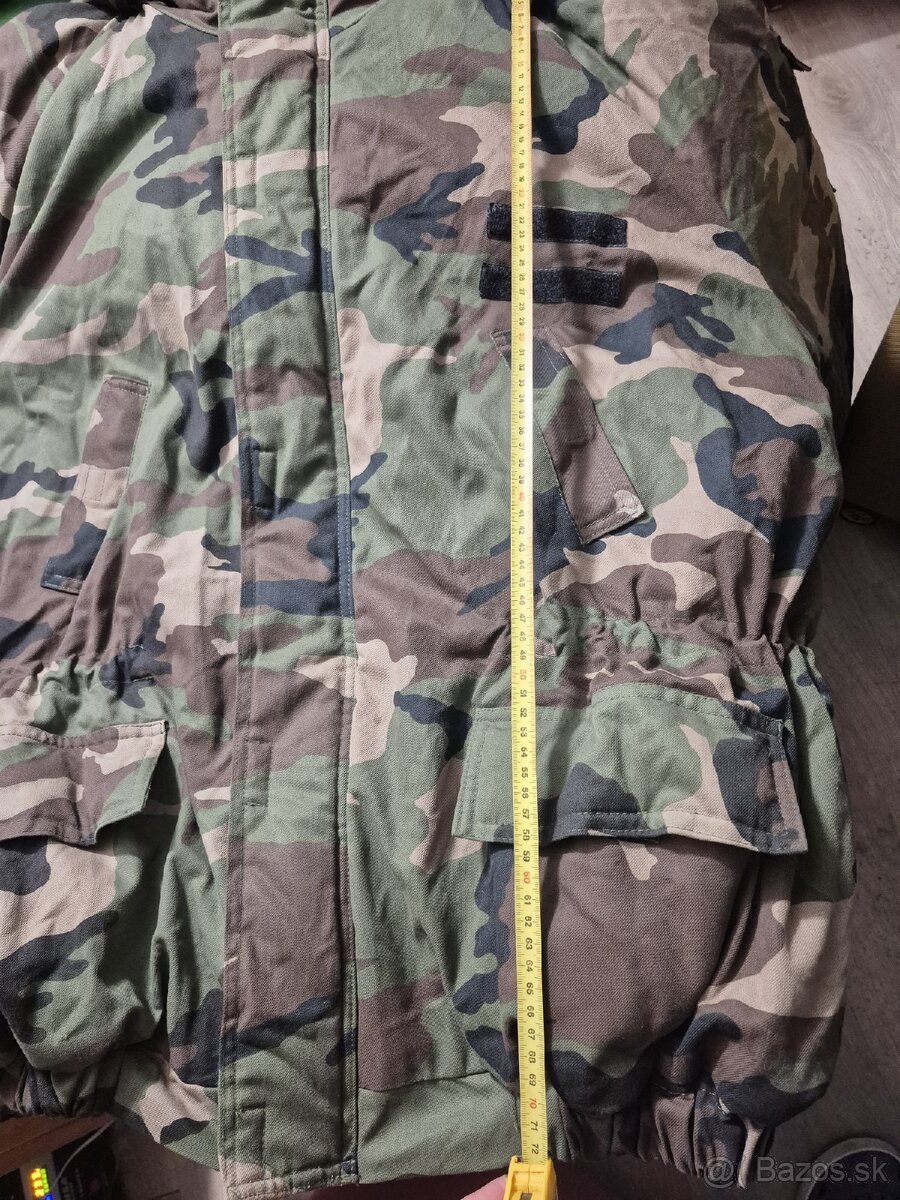 Vojenská bunda "páperka " - 2