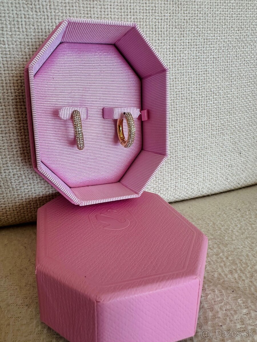 Swarovski nausnice dexter kruhy - 2