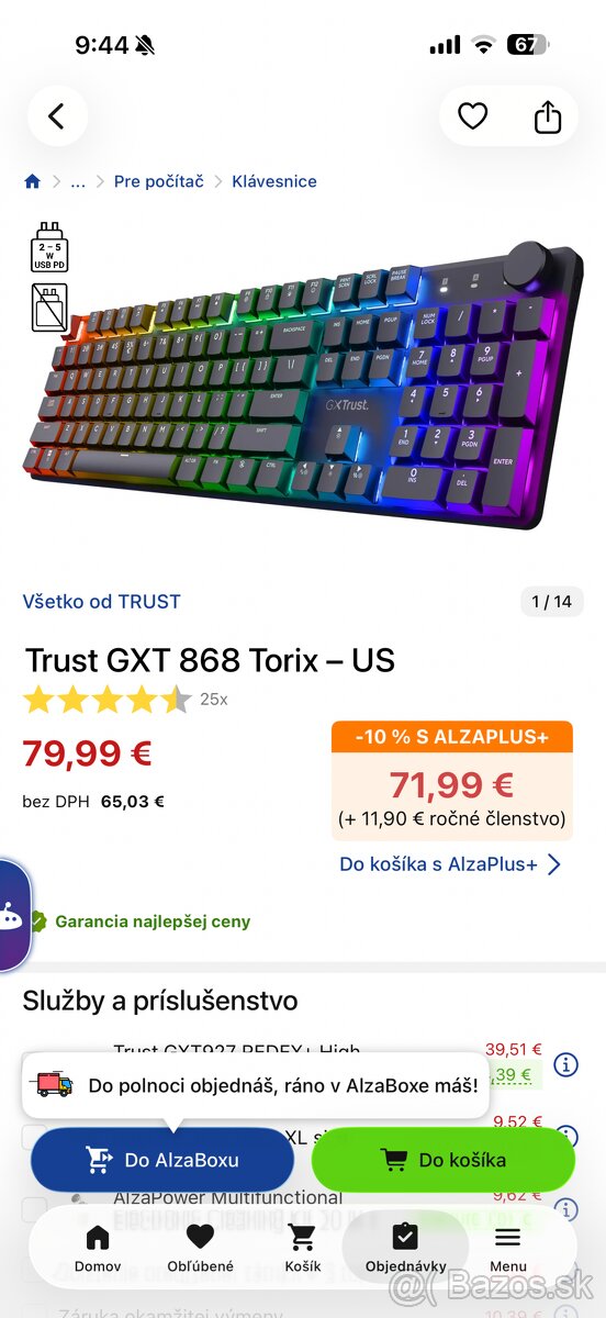 Predám hernú klávesnicu a myš - 2