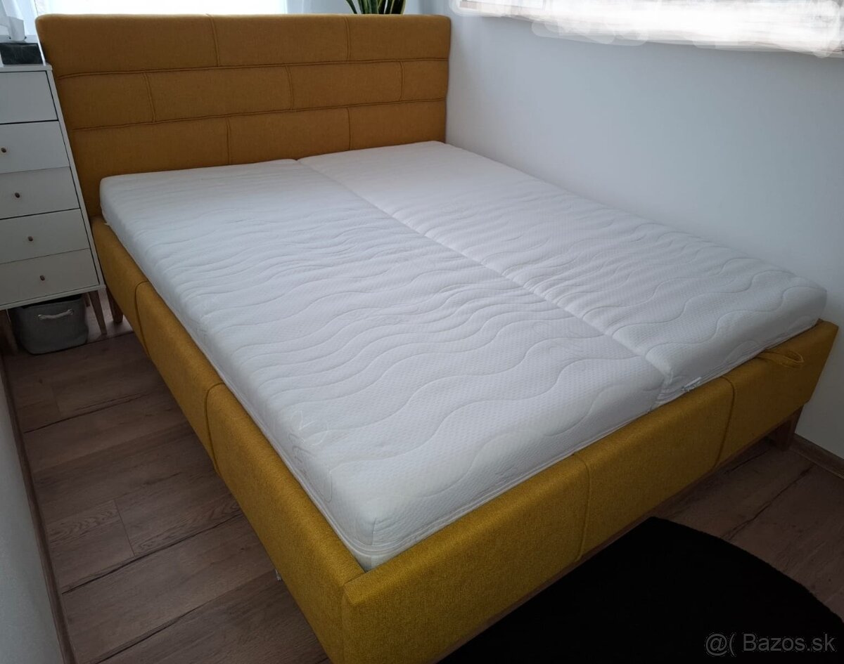 BOXSPRING 160x200 Manželská posteľ - 2