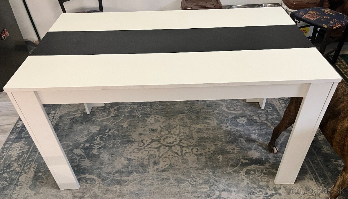 Predám čierno-biely kuchynský stôl - 2