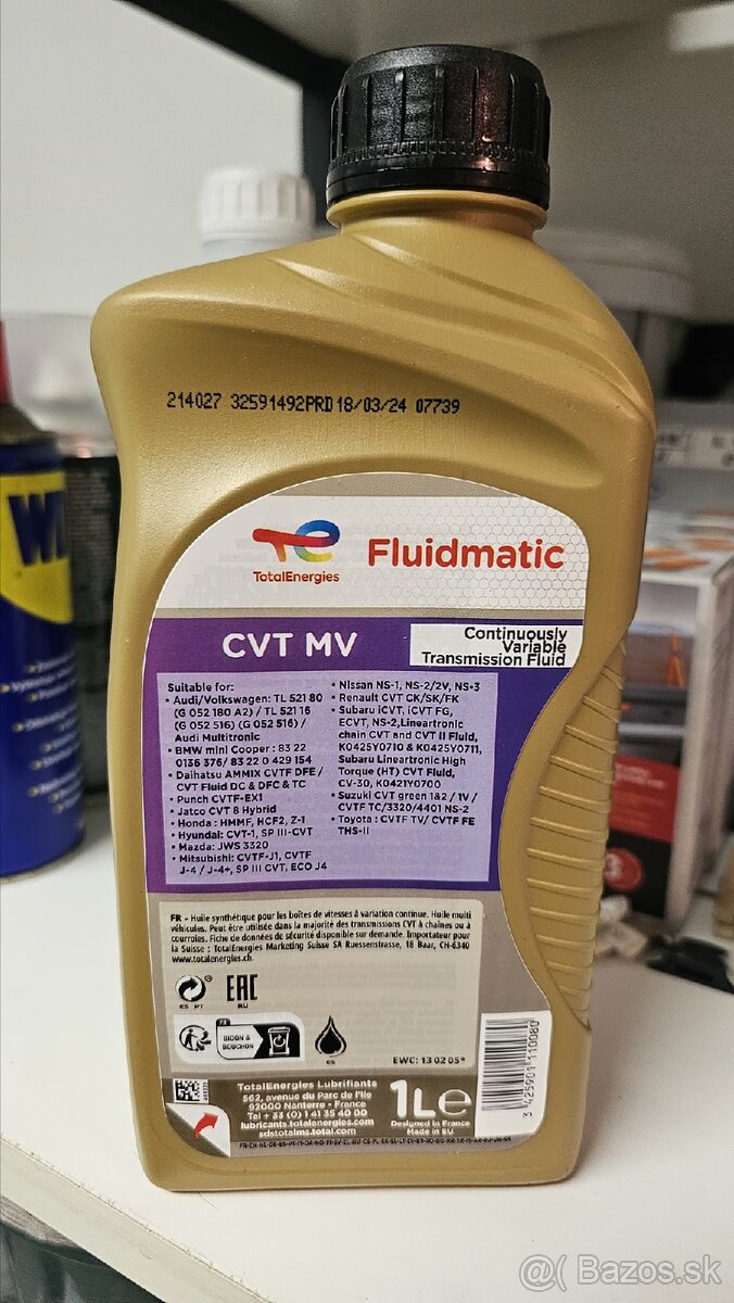 Olej do automatickej prevodovky Total Fluidmatic - 2