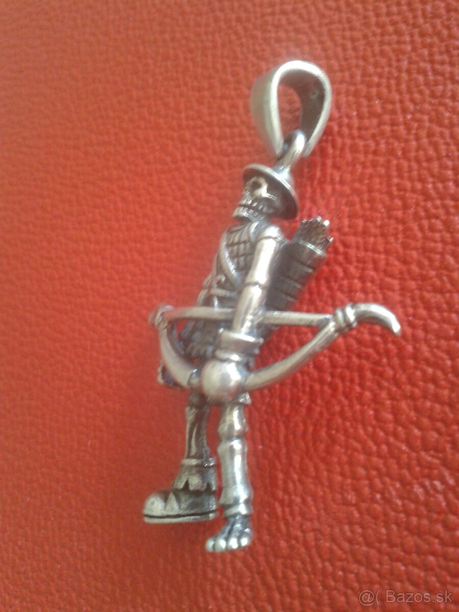 Unikátny AG privesok, striebro - 2