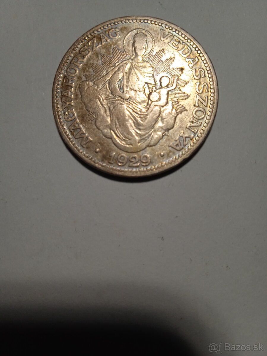 2 pengo 1929 striebro - 2