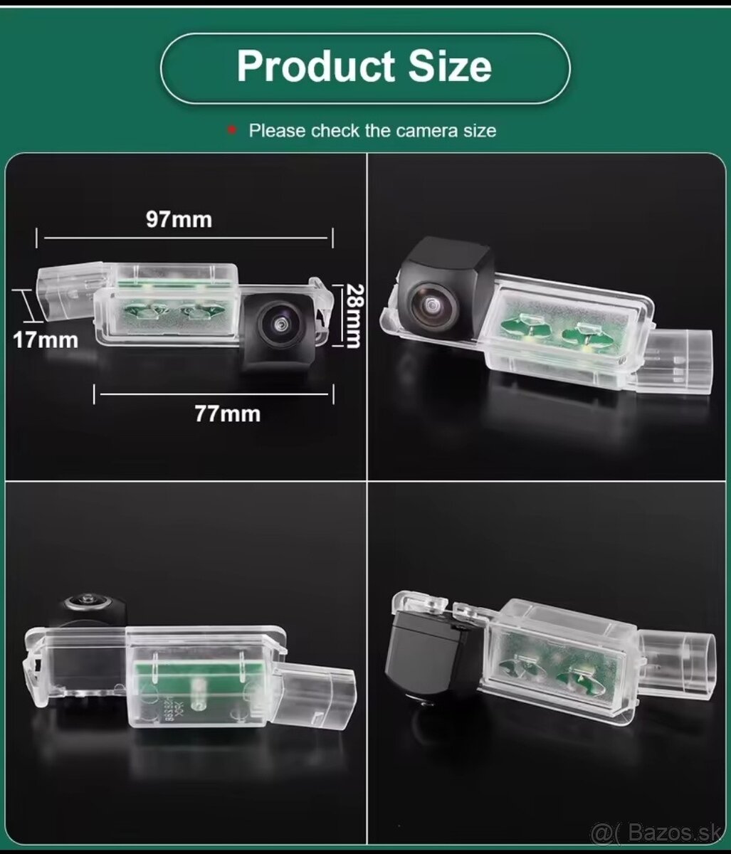 Parkovacia kamera 170° 1280x720P - 2